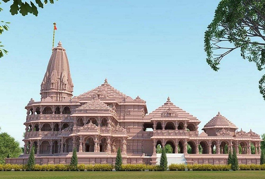 shree ram mandir , ayodhya image