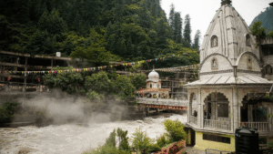 Manikaran temple pic, old manali